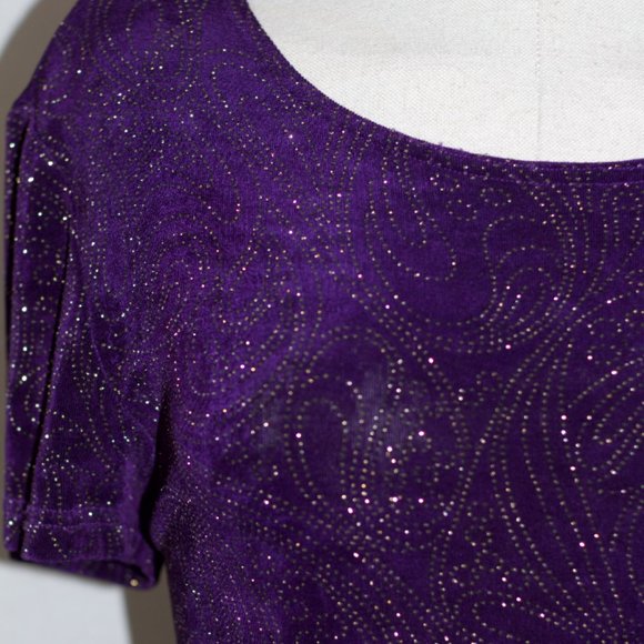 Byer Studio California Purple Shimmer Dress - Picture 2 of 12